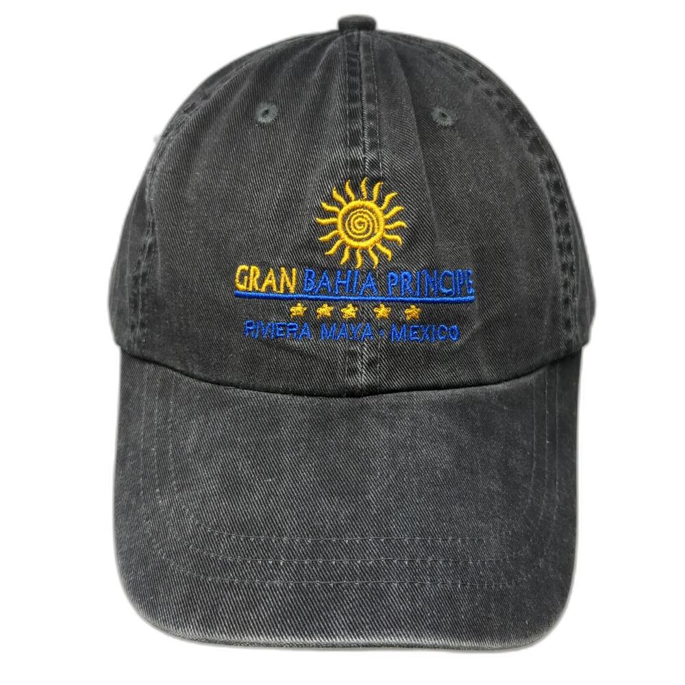 Caribbean Side Gran Bahia Principe Baseball Cap Gray One Size Riviera Maya Hat
